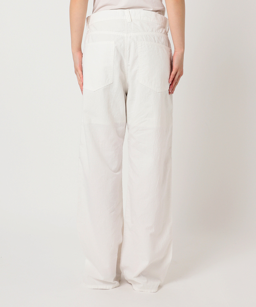 plage(プラージュ)の「JOHNBULL / ジョンブル 別注 CTN LNN WIDE パンツ(その他パンツ・レディース・ホワイト/カーキ・38/36/34)」の4枚目の写真