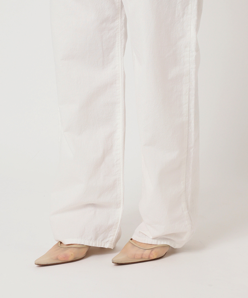 plage(プラージュ)の「JOHNBULL / ジョンブル 別注 CTN LNN WIDE パンツ(その他パンツ・レディース・ホワイト/カーキ・38/36/34)」の9枚目の写真