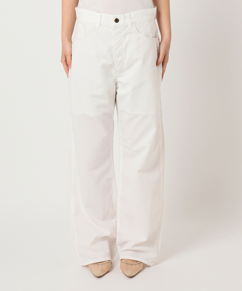 plage(プラージュ)の「JOHNBULL / ジョンブル 別注 CTN LNN WIDE パンツ(その他パンツ・レディース・ホワイト/カーキ・38/36/34)」の14枚目の写真