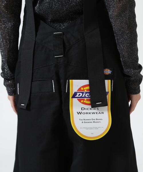 UN3D.(アンスリード)の「UN3D.× Dickies/アンスリード× ディッキーズ/BIG PANTS AIO /ビッグパンツオールインワン(つなぎ/オールインワン・レディース・ブラック・38)」の8枚目の写真