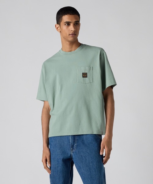 Levi's(リーバイス)の「Levi's/リーバイス WORKWEAR ポケットTシャツ(Tシャツ/カットソー・メンズ・グリーン・S/M/L)」の2枚目の写真