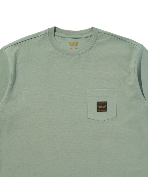Levi's(リーバイス)の「Levi's/リーバイス WORKWEAR ポケットTシャツ(Tシャツ/カットソー・メンズ・グリーン・S/M/L)」の6枚目の写真