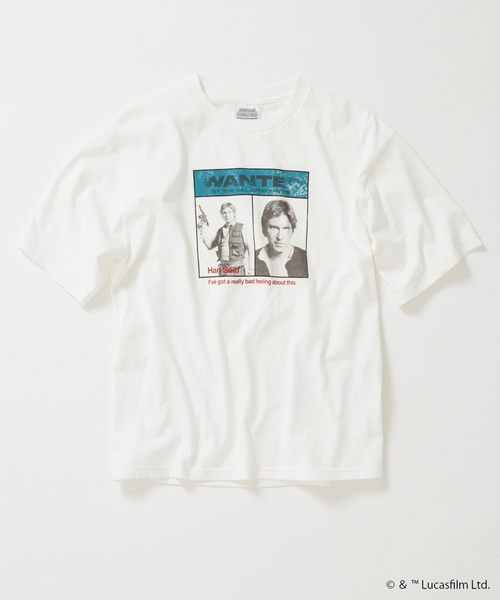 STAR WARS(スターウォーズ)の「STAR WARS / スター・ウォーズ プリント Tシャツ(Tシャツ/カットソー・メンズ・ホワイト/ブラック/グレー/ブラックミックス/ホワイト×ホワイト/ブラック系その他・MEDIUM/LARGE)」の3枚目の写真