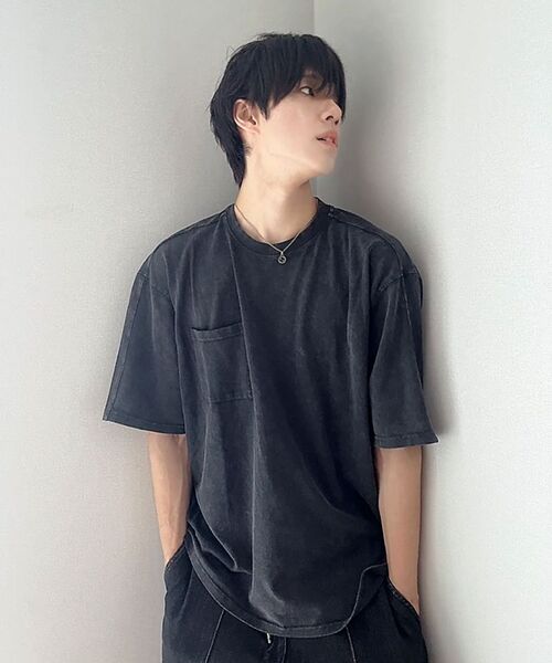 WANGGWAN(ワングァン)の「ガーメントウォッシングオーバーサイズポケットTシャツ(Tシャツ/カットソー・メンズ・その他・MEDIUM/LARGE)」の4枚目の写真
