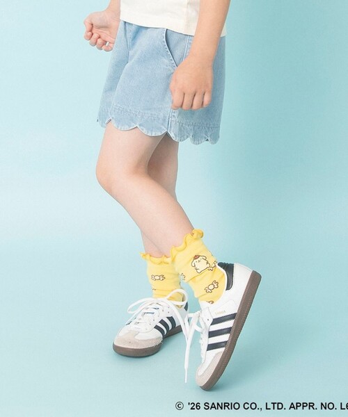 BRANSHES(ブランシェス)の「【サンリオキャラクターズ】ワンポイント刺しゅう総柄ソックス(ソックス/靴下・キッズ・レッド/イエロー・L/M/19-21㎝)」の5枚目の写真