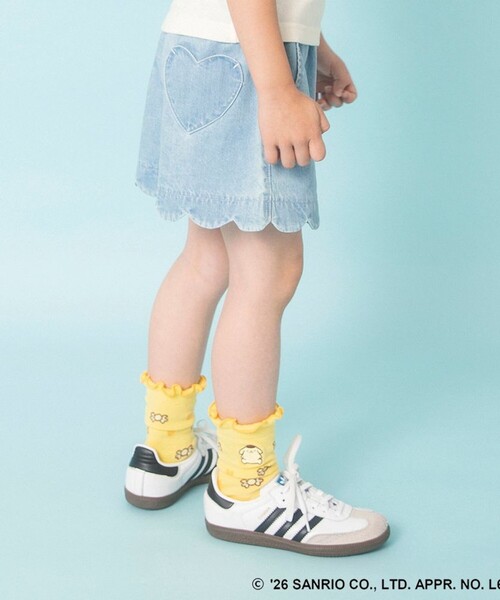 BRANSHES(ブランシェス)の「【サンリオキャラクターズ】ワンポイント刺しゅう総柄ソックス(ソックス/靴下・キッズ・レッド/イエロー・L/M/19-21㎝)」の7枚目の写真