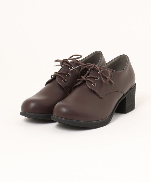 Piedi Nudi(ピエディヌーディ)の「BCC レースアップ マニッシュシューズ(ドレスシューズ・レディース・ブラック/ダークブラウン・L/M/S/LL)」の2枚目の写真