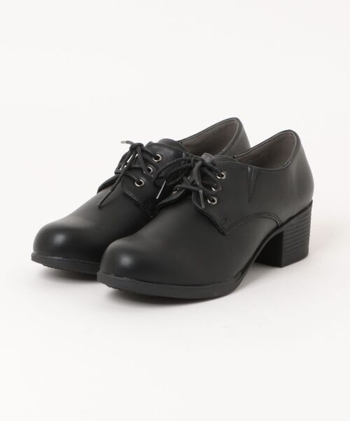 Piedi Nudi(ピエディヌーディ)の「BCC レースアップ マニッシュシューズ(ドレスシューズ・レディース・ブラック/ダークブラウン・L/M/S/LL)」の1枚目の写真