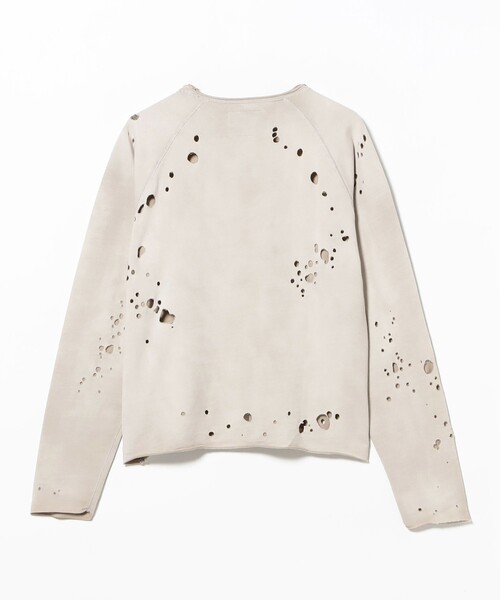 FUTURE ARCHIVE(フューチャーアーカイブ)の「FUTURE ARCHIVE / CRASH SWEAT CREWNECK(スウェット・メンズ・ブラック/ライトグレー/オリーブ・S/M/L/XL)」の5枚目の写真