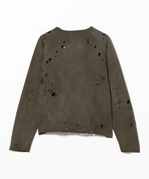 FUTURE ARCHIVE(フューチャーアーカイブ)の「FUTURE ARCHIVE / CRASH SWEAT CREWNECK(スウェット・メンズ・ブラック/ライトグレー/オリーブ・S/M/L/XL)」の10枚目の写真