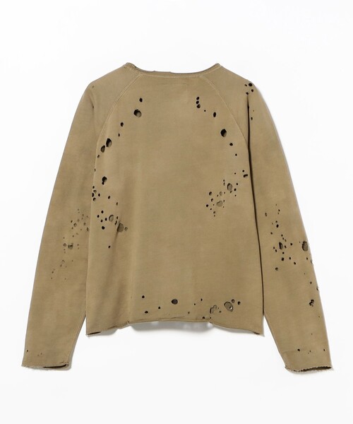FUTURE ARCHIVE(フューチャーアーカイブ)の「FUTURE ARCHIVE / CRASH SWEAT CREWNECK(スウェット・メンズ・ブラック/ライトグレー/オリーブ・S/M/L/XL)」の14枚目の写真