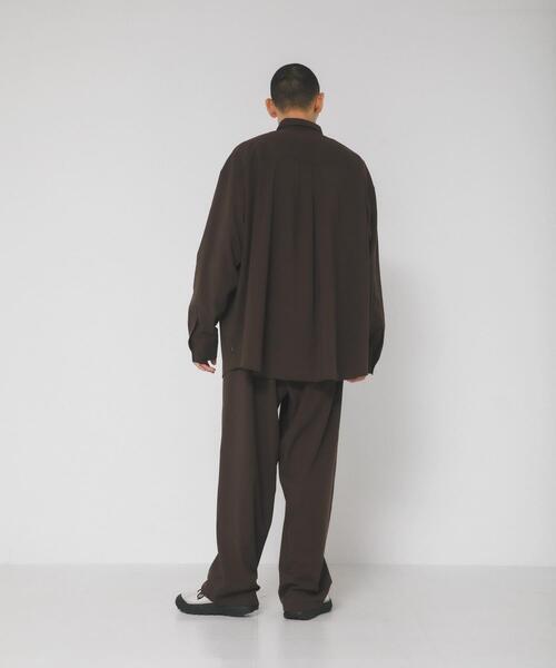 EKAL(エカル)の「『UVカット/静電気防止/イージーケア』SMOOTH WOOLYLIKE LONG-SLEEVE SHIRTS(シャツ/ブラウス・メンズ・チャコールグレー/ブラック/ブラウン・MEDIUM/LARGE)」の20枚目の写真