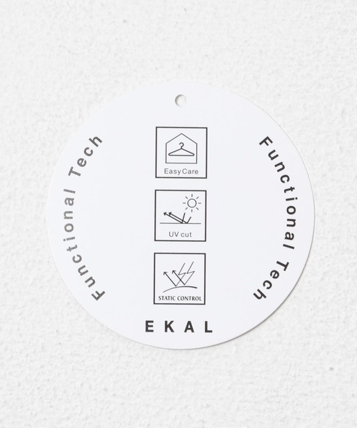 EKAL(エカル)の「『UVカット/静電気防止/イージーケア』SMOOTH WOOLYLIKE LONG-SLEEVE SHIRTS(シャツ/ブラウス・メンズ・チャコールグレー/ブラック/ブラウン・MEDIUM/LARGE)」の5枚目の写真