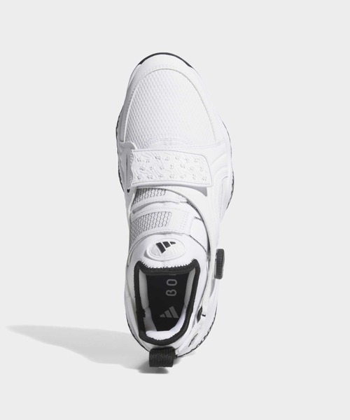 adidas(アディダス)の「コードカオス 25 ミッド ボア【adidas Golf/アディダスゴルフ】(スニーカー・メンズ・ホワイト×ブラック・22.5cm/23.0cm/23.5cm/24.0cm/24.5cm/25.0cm/25.5cm/26.0cm/26.5cm/27.0cm/27.5cm/28.0cm/28.5cm/29.0cm)」の2枚目の写真
