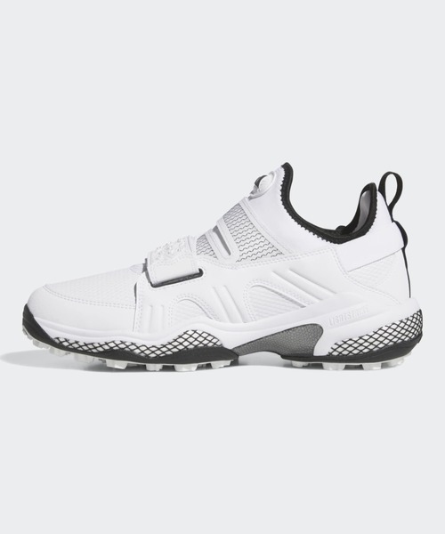adidas(アディダス)の「コードカオス 25 ミッド ボア【adidas Golf/アディダスゴルフ】(スニーカー・メンズ・ホワイト×ブラック・22.5cm/23.0cm/23.5cm/24.0cm/24.5cm/25.0cm/25.5cm/26.0cm/26.5cm/27.0cm/27.5cm/28.0cm/28.5cm/29.0cm)」の6枚目の写真