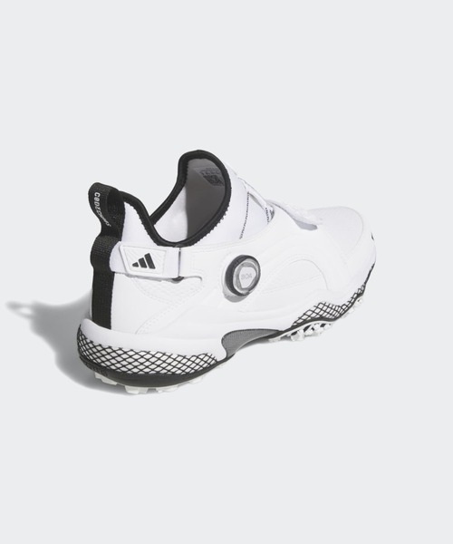 adidas(アディダス)の「コードカオス 25 ミッド ボア【adidas Golf/アディダスゴルフ】(スニーカー・メンズ・ホワイト×ブラック・22.5cm/23.0cm/23.5cm/24.0cm/24.5cm/25.0cm/25.5cm/26.0cm/26.5cm/27.0cm/27.5cm/28.0cm/28.5cm/29.0cm)」の5枚目の写真