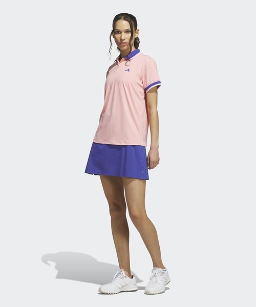 adidas（アディダス）の「クライマクール 半袖ポロシャツ【adidas Golf/アディダスゴルフ】（ポロシャツ・レディース・ピンク・SMALL/MEDIUM/LARGE/X-LARGE/XX-LARGE/X-SMALL）」の5枚目の写真