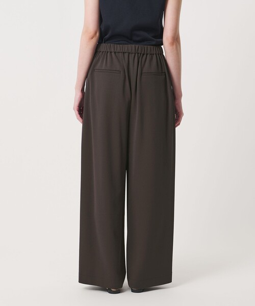 UNITED ARROWS（ユナイテッドアローズ）の「Spiree ジャージー ワイドパンツ（スラックス・レディース・ブラック/ダークブラウン・38/36）」の10枚目の写真