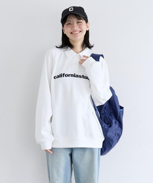 coca（coca）（コカ）の「ユース　ポロスウェットプルオーバー（スウェット・レディース・ブラック/ホワイト・M/L/S）」の7枚目の写真
