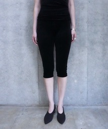 VELVET PEDAL PANTS