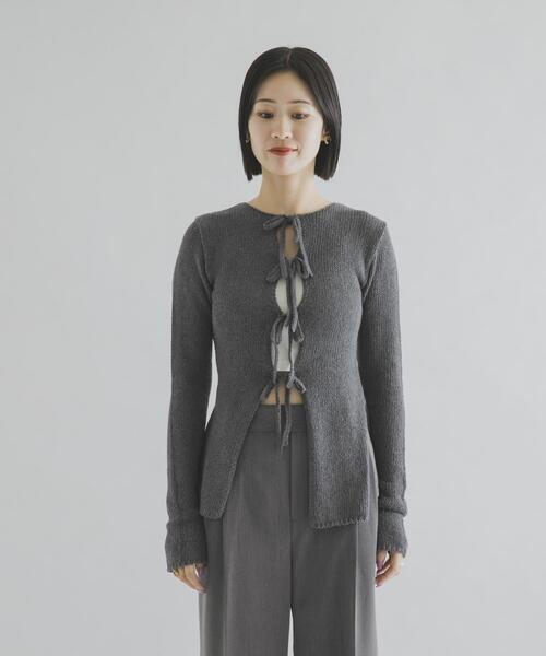 THE GOODLAND MARKET(ザグッドランドマーケット)の「cwtch LOW GAUGE KNIT TOPS(ニット/セーター・レディース・グレー/レッド/ブルー・FREE)」の6枚目の写真
