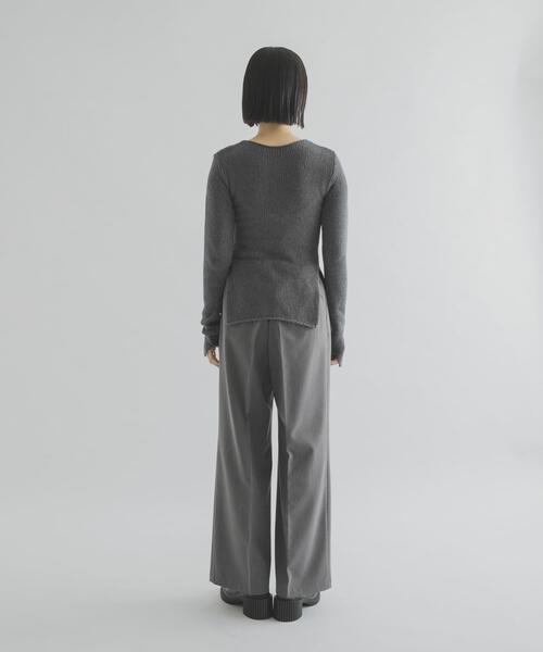 THE GOODLAND MARKET(ザグッドランドマーケット)の「cwtch LOW GAUGE KNIT TOPS(ニット/セーター・レディース・グレー/レッド/ブルー・FREE)」の10枚目の写真
