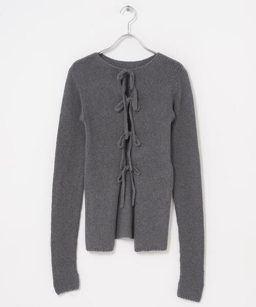 THE GOODLAND MARKET(ザグッドランドマーケット)の「cwtch LOW GAUGE KNIT TOPS(ニット/セーター・レディース・グレー/レッド/ブルー・FREE)」の11枚目の写真
