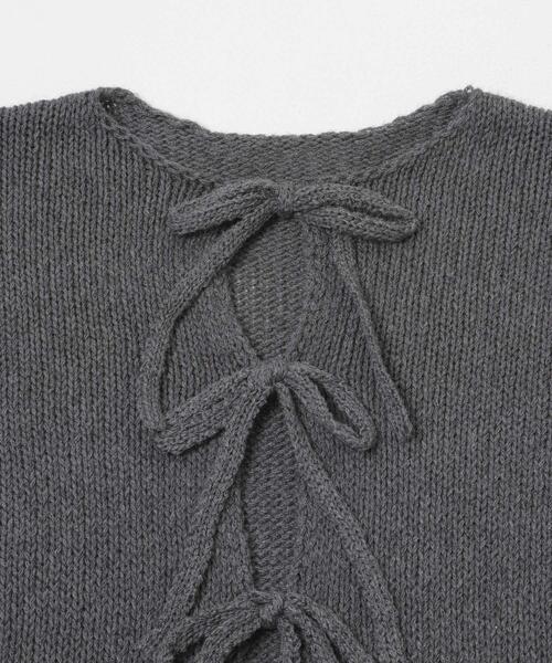 THE GOODLAND MARKET(ザグッドランドマーケット)の「cwtch LOW GAUGE KNIT TOPS(ニット/セーター・レディース・グレー/レッド/ブルー・FREE)」の12枚目の写真