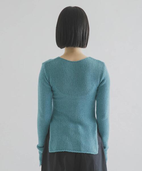 THE GOODLAND MARKET(ザグッドランドマーケット)の「cwtch LOW GAUGE KNIT TOPS(ニット/セーター・レディース・グレー/レッド/ブルー・FREE)」の17枚目の写真