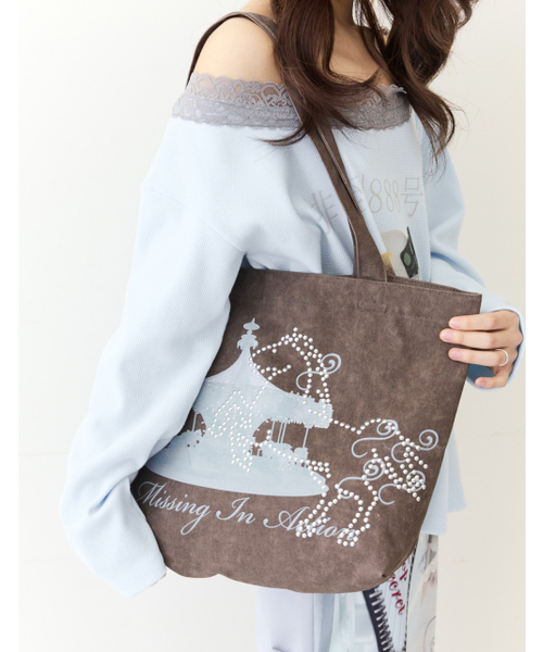 HONKYO(ホンキョ)の「Missing In Action Tote Bag(ショルダーバッグ・レディース・その他・FREE)」の2枚目の写真