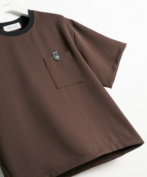CULLNI(�N���j)�́yCULLNI�z�ʒ� Cord pique Leather Patch Short Sleeve Pullove(T�V���c/�J�b�g�\�[)