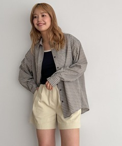 DANTON/ダントン] コットンポプリン ショートスリーブワークシャツ