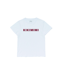 クロップキキミミフォントTシャツ(ホワイト)