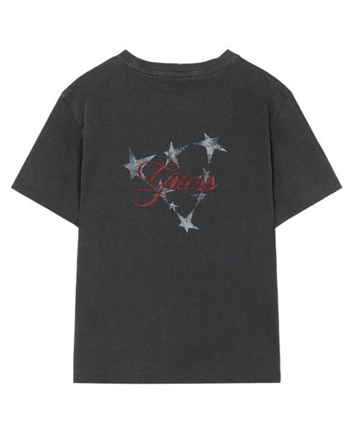 Guess(ゲス)の「UNISEX S/Slv Tee Shirt Tシャツ 半袖 ヒョンジン(Tシャツ/カットソー・メンズ・ブラウン/グレー/アイボリー・MEDIUM/ONE SIZE/LARGE)」の15枚目の写真