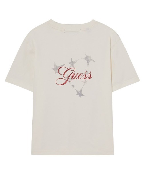 Guess(ゲス)の「UNISEX S/Slv Tee Shirt Tシャツ 半袖 ヒョンジン(Tシャツ/カットソー・メンズ・ブラウン/グレー/アイボリー・MEDIUM/ONE SIZE/LARGE)」の16枚目の写真