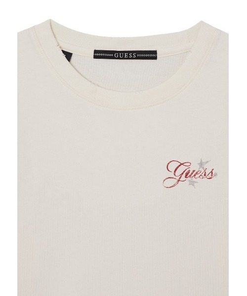 ヒョンジン 着用】 UNISEX S/Slv Tee Shirt Tシャツ 半袖 | GUESS(ゲス