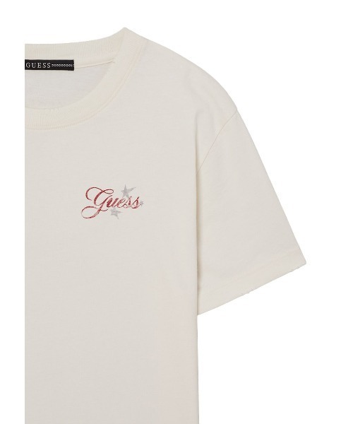 Guess(ゲス)の「UNISEX S/Slv Tee Shirt Tシャツ 半袖 ヒョンジン(Tシャツ/カットソー・メンズ・ブラウン/グレー/アイボリー・MEDIUM/ONE SIZE/LARGE)」の18枚目の写真