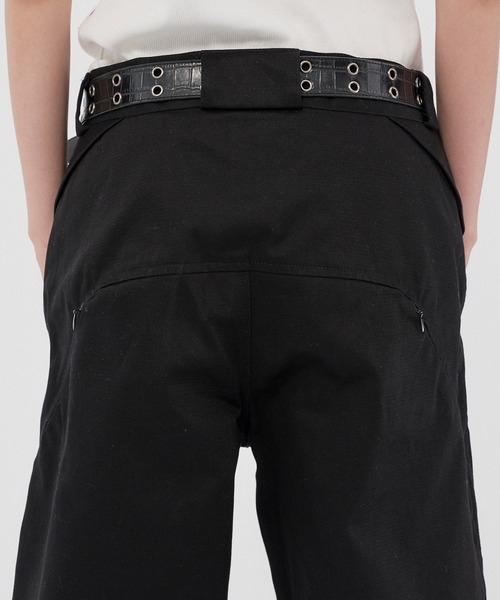 WISH FOR EVER(ウィッシュフォーエバー)の「【SETUP】GROSGRAIN WIDE PANTS/グロウグランワイドパンツ(その他パンツ・メンズ・オリーブ/ブラック/カーキ・SMALL/MEDIUM/LARGE)」の13枚目の写真