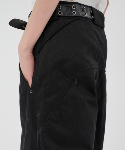 WISH FOR EVER(ウィッシュフォーエバー)の「【SETUP】GROSGRAIN WIDE PANTS/グロウグランワイドパンツ(その他パンツ・メンズ・オリーブ/ブラック/カーキ・SMALL/MEDIUM/LARGE)」の15枚目の写真
