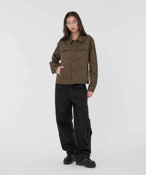 WISH FOR EVER(ウィッシュフォーエバー)の「【SETUP】GROSGRAIN WIDE PANTS/グロウグランワイドパンツ(その他パンツ・メンズ・オリーブ/ブラック/カーキ・SMALL/MEDIUM/LARGE)」の18枚目の写真