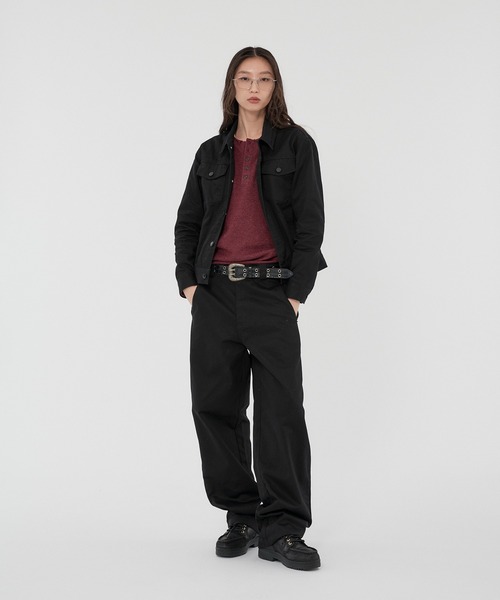 WISH FOR EVER(ウィッシュフォーエバー)の「【SETUP】GROSGRAIN WIDE PANTS/グロウグランワイドパンツ(その他パンツ・メンズ・オリーブ/ブラック/カーキ・SMALL/MEDIUM/LARGE)」の17枚目の写真