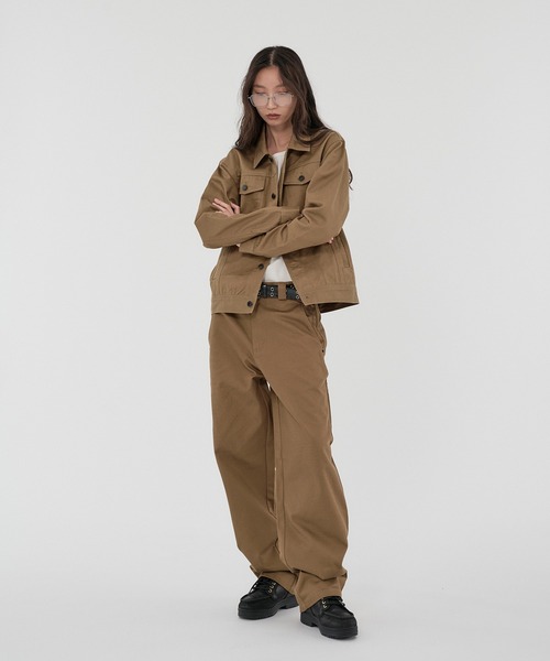WISH FOR EVER(ウィッシュフォーエバー)の「【SETUP】GROSGRAIN WIDE PANTS/グロウグランワイドパンツ(その他パンツ・メンズ・オリーブ/ブラック/カーキ・SMALL/MEDIUM/LARGE)」の6枚目の写真