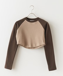 Ragran Short L/S Tee / ショート丈ラグランTシャツ 夏物 夏服