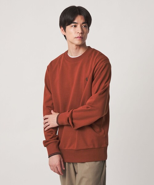 FRED PERRY(フレッドペリー)の「<FRED PERRY>クルーネック 長袖 スウェット(スウェット・メンズ・ダークオレンジ/ブラック/オリーブ・XL/L/M)」の3枚目の写真