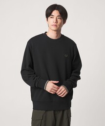 <FRED PERRY>クルーネック 長袖 スウェット