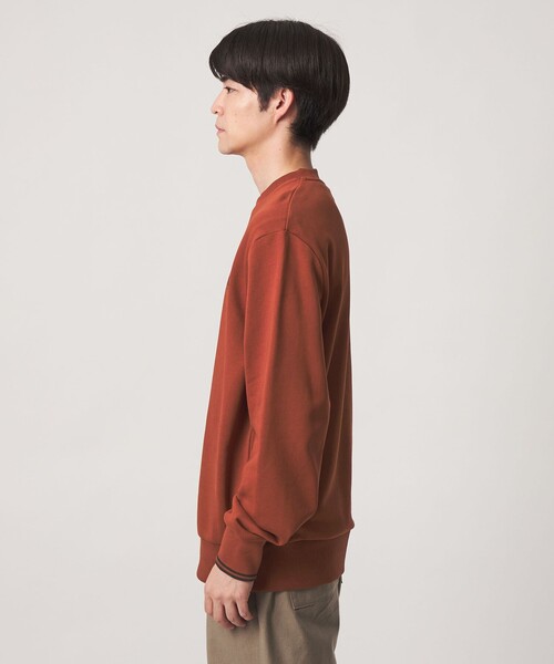 FRED PERRY(フレッドペリー)の「<FRED PERRY>クルーネック 長袖 スウェット(スウェット・メンズ・ダークオレンジ/ブラック/オリーブ・XL/L/M)」の8枚目の写真
