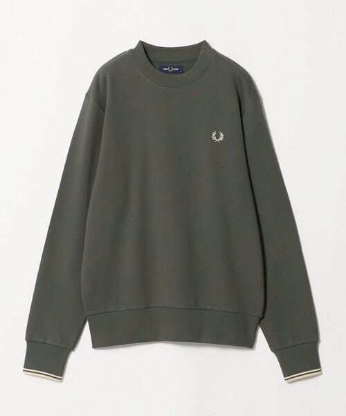 FRED PERRY(フレッドペリー)の「<FRED PERRY>クルーネック 長袖 スウェット(スウェット・メンズ・ダークオレンジ/ブラック/オリーブ・XL/L/M)」の10枚目の写真