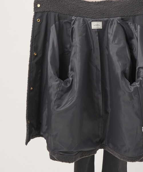 green label relaxing（グリーンレーベルリラクシング）の「［size SHORTあり］ボア スタンドカラー ブルゾン（ブルゾン・レディース・ナチュラル/ブラウン/グレー・SHORT/38/36）」の22枚目の写真