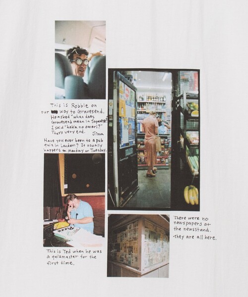 Steven Alan（スティーブンアラン）の「＜JIMA × Steven Alan＞ WTS TEE 4-PHOTO/Tシャツ（Tシャツ/カットソー・メンズ・ホワイト・3/2）」の5枚目の写真