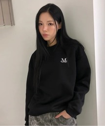 ◇MUCENT◇ブランド直輸入正規品/シグニチャーベーシックロゴスウェット Signature Basic Logo Sweatshirt